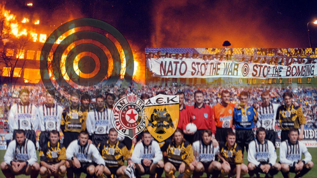 UTAKMICA ZA PAMĆENJE Partizan ugostio AEK tokom NATO agresije
