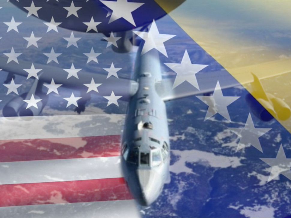 NISKI PRELET AVIONA: Američki bombarderi lete iznad Bosne