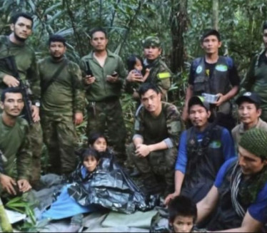 Деца у џунгли преживела пет недеља након пада авиона