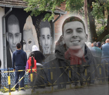 Oštećen mural mladiću stradalom u masakru kod Mladenovca