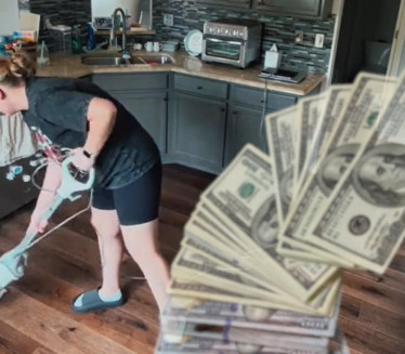 Muž daje 250 dolara za čišćenje, ne zna da to ide MENI u džep