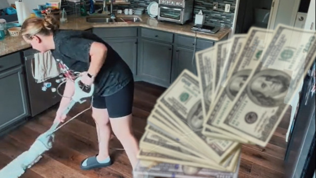 Muž daje 250 dolara za čišćenje, ne zna da to ide MENI u džep