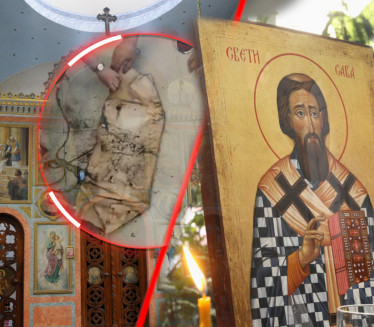 ЧУДО У ЦРКВИ У СРБИЈИ Скинули икону Светог Саве, нашли БЛАГО