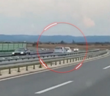 UZNEMIRUJUĆE: Snimak sudara na auto-putu "Miloš Veliki"