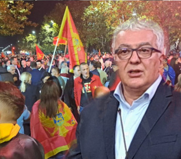 Протест у Подгорици због избора Мандића за лидера Скупштине