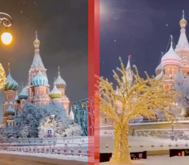 НЕЗАПАМЋЕНЕ СЦЕНЕ У РУСИЈИ: Москву погодила "црна мећава"